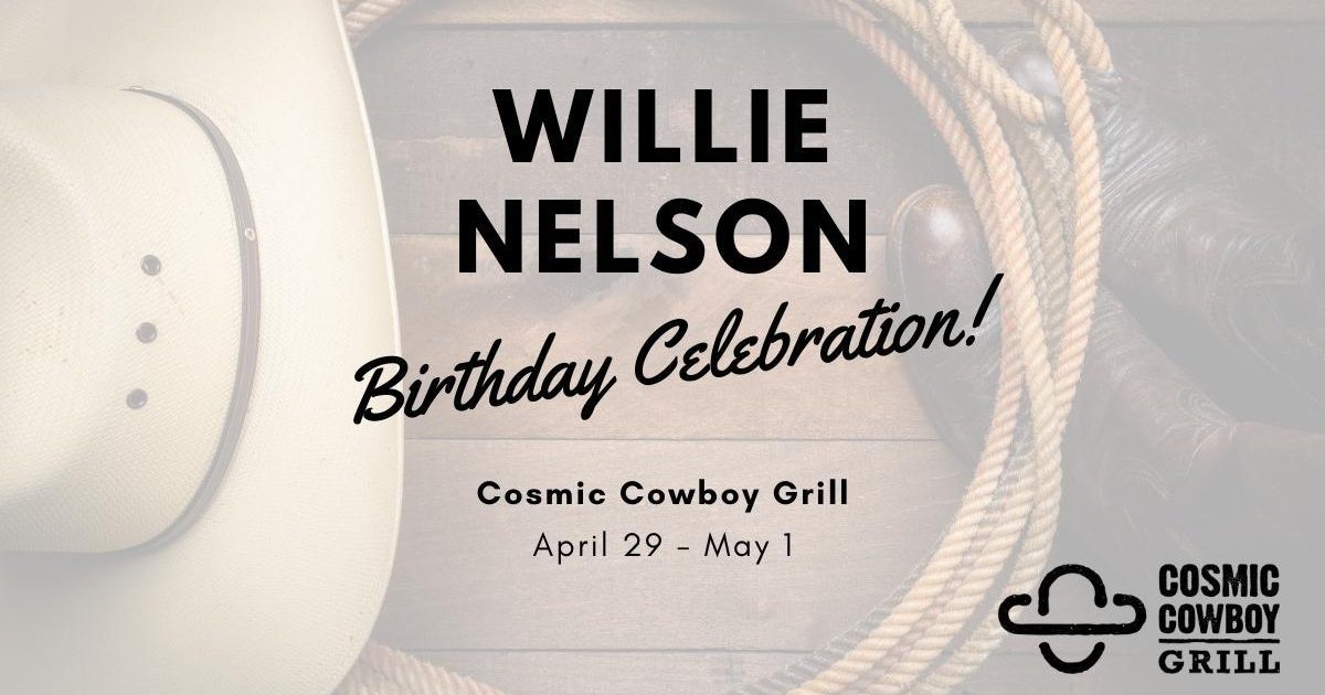 River Park Square Cosmic Cowboy Willie Nelson Birthday Celebration