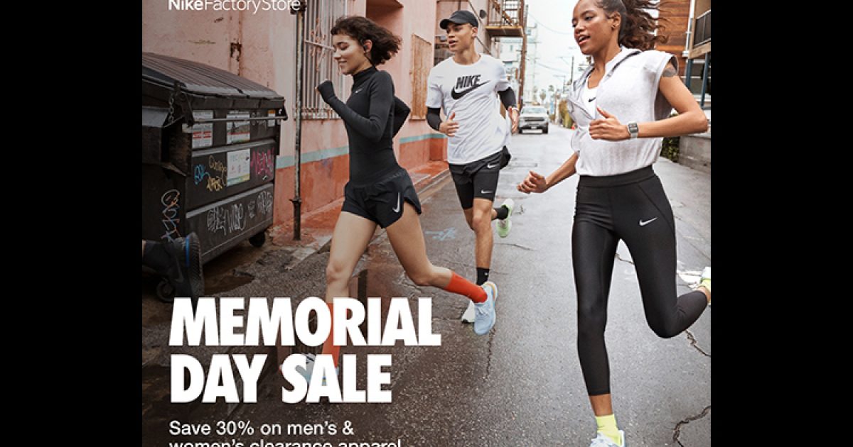 nike memorial day sale