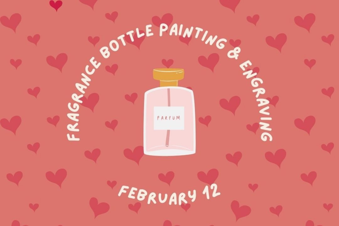 Fragrance bottle painting engraving