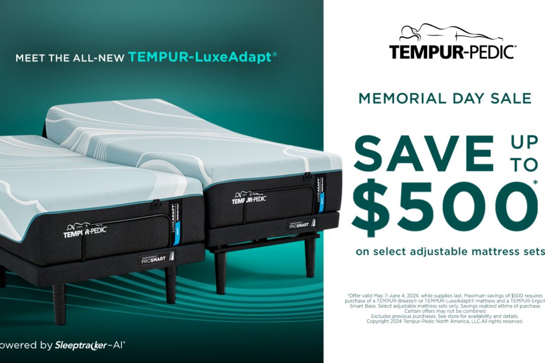 Tempur Pedic Campaign 72 Save up to 500 on select adjustable mattress sets EN 1440x900